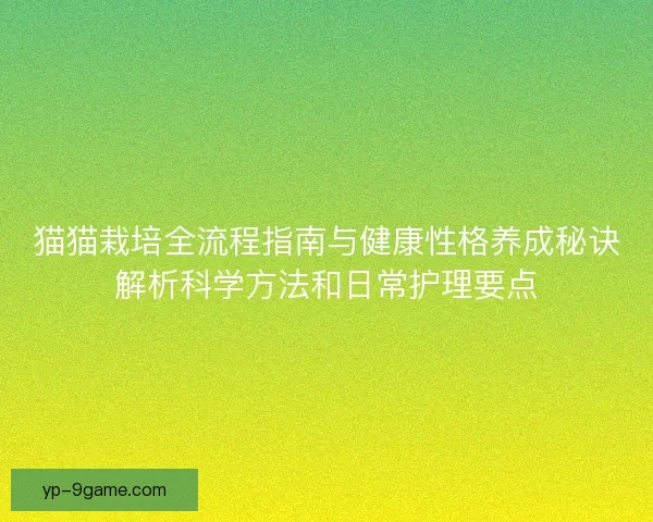 猫猫栽培全流程指南与健康性格养成秘诀解析科学方法和日常护理要点 猫猫栽培全流程指南与健康性格养成秘诀解析科学方法和日常护理要点